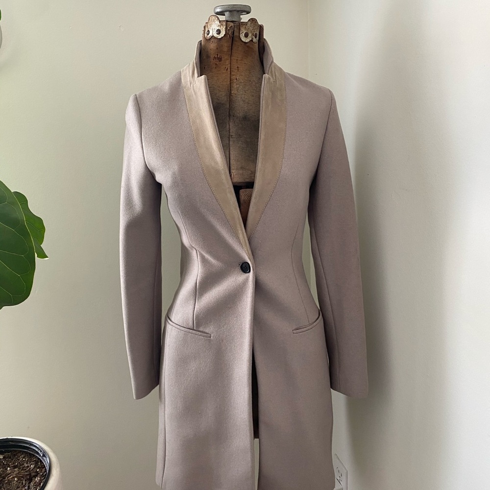 NWT All Saints Leni Coat - Picture 4 of 7